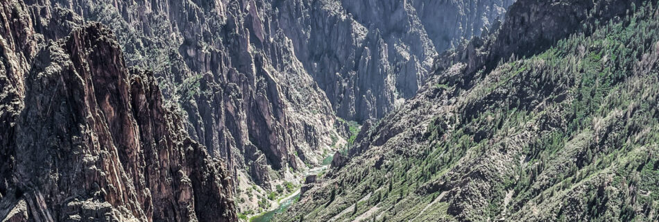 view of the black canyon of the gunnison